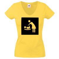Lady-fit Valueweight V-Neck T-Shirt Thumbnail