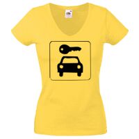 Lady-fit Valueweight V-Neck T-Shirt Thumbnail
