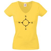 Lady-fit Valueweight V-Neck T-Shirt Thumbnail