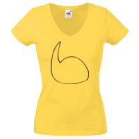 Lady-fit Valueweight V-Neck T-Shirt Thumbnail