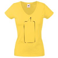 Lady-fit Valueweight V-Neck T-Shirt Thumbnail