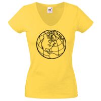 Lady-fit Valueweight V-Neck T-Shirt Thumbnail