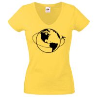 Lady-fit Valueweight V-Neck T-Shirt Thumbnail