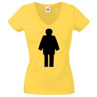 Lady-fit Valueweight V-Neck T-Shirt Thumbnail