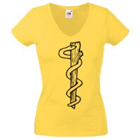 Lady-fit Valueweight V-Neck T-Shirt Thumbnail