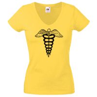 Lady-fit Valueweight V-Neck T-Shirt Thumbnail