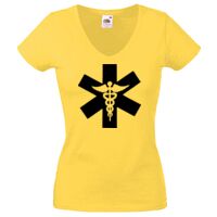 Lady-fit Valueweight V-Neck T-Shirt Thumbnail