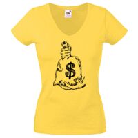 Lady-fit Valueweight V-Neck T-Shirt Thumbnail