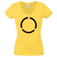 Lady-fit Valueweight V-Neck T-Shirt Thumbnail