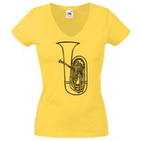 Lady-fit Valueweight V-Neck T-Shirt Thumbnail