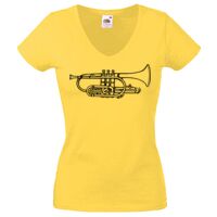 Lady-fit Valueweight V-Neck T-Shirt Thumbnail