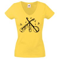 Lady-fit Valueweight V-Neck T-Shirt Thumbnail