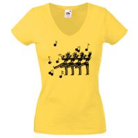 Lady-fit Valueweight V-Neck T-Shirt Thumbnail