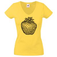 Lady-fit Valueweight V-Neck T-Shirt Thumbnail