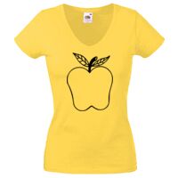 Lady-fit Valueweight V-Neck T-Shirt Thumbnail