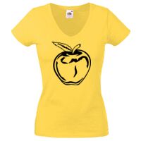 Lady-fit Valueweight V-Neck T-Shirt Thumbnail