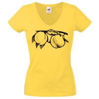 Lady-fit Valueweight V-Neck T-Shirt Thumbnail