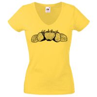 Lady-fit Valueweight V-Neck T-Shirt Thumbnail