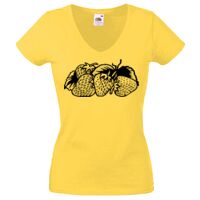 Lady-fit Valueweight V-Neck T-Shirt Thumbnail