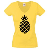Lady-fit Valueweight V-Neck T-Shirt Thumbnail