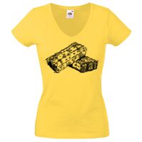 Lady-fit Valueweight V-Neck T-Shirt Thumbnail