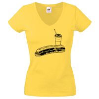 Lady-fit Valueweight V-Neck T-Shirt Thumbnail