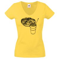 Lady-fit Valueweight V-Neck T-Shirt Thumbnail
