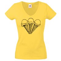 Lady-fit Valueweight V-Neck T-Shirt Thumbnail
