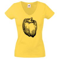 Lady-fit Valueweight V-Neck T-Shirt Thumbnail