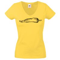 Lady-fit Valueweight V-Neck T-Shirt Thumbnail
