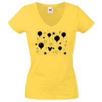 Lady-fit Valueweight V-Neck T-Shirt Thumbnail