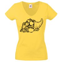 Lady-fit Valueweight V-Neck T-Shirt Thumbnail