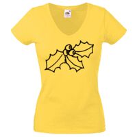 Lady-fit Valueweight V-Neck T-Shirt Thumbnail