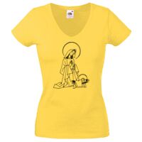 Lady-fit Valueweight V-Neck T-Shirt Thumbnail