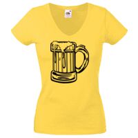 Lady-fit Valueweight V-Neck T-Shirt Thumbnail
