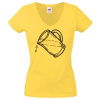 Lady-fit Valueweight V-Neck T-Shirt Thumbnail