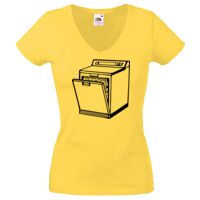 Lady-fit Valueweight V-Neck T-Shirt Thumbnail