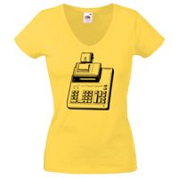 Lady-fit Valueweight V-Neck T-Shirt Thumbnail