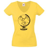 Lady-fit Valueweight V-Neck T-Shirt Thumbnail