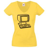 Lady-fit Valueweight V-Neck T-Shirt Thumbnail