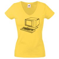 Lady-fit Valueweight V-Neck T-Shirt Thumbnail