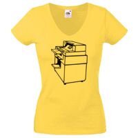Lady-fit Valueweight V-Neck T-Shirt Thumbnail