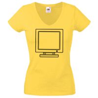 Lady-fit Valueweight V-Neck T-Shirt Thumbnail