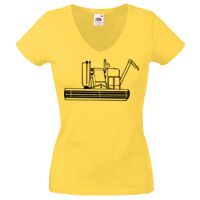 Lady-fit Valueweight V-Neck T-Shirt Thumbnail
