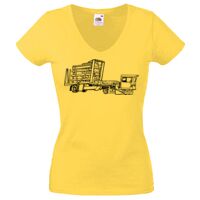Lady-fit Valueweight V-Neck T-Shirt Thumbnail