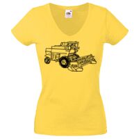 Lady-fit Valueweight V-Neck T-Shirt Thumbnail