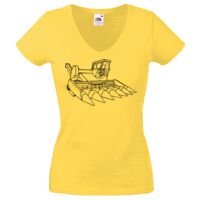 Lady-fit Valueweight V-Neck T-Shirt Thumbnail
