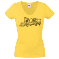 Lady-fit Valueweight V-Neck T-Shirt Thumbnail