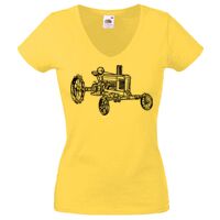 Lady-fit Valueweight V-Neck T-Shirt Thumbnail