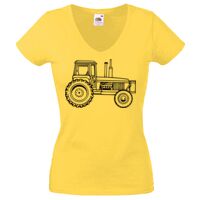 Lady-fit Valueweight V-Neck T-Shirt Thumbnail